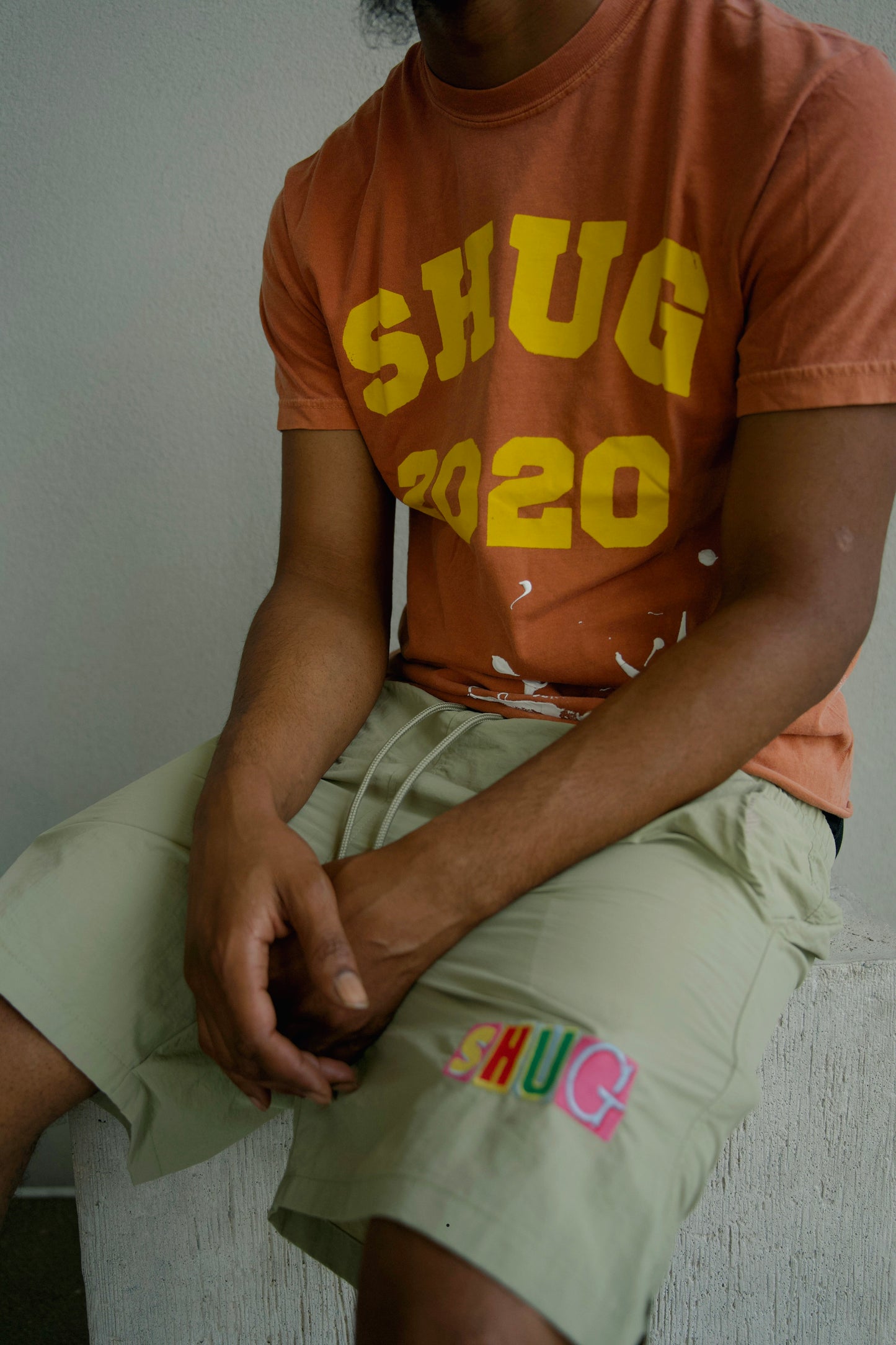 ( Colorblock Nylon Shorts
