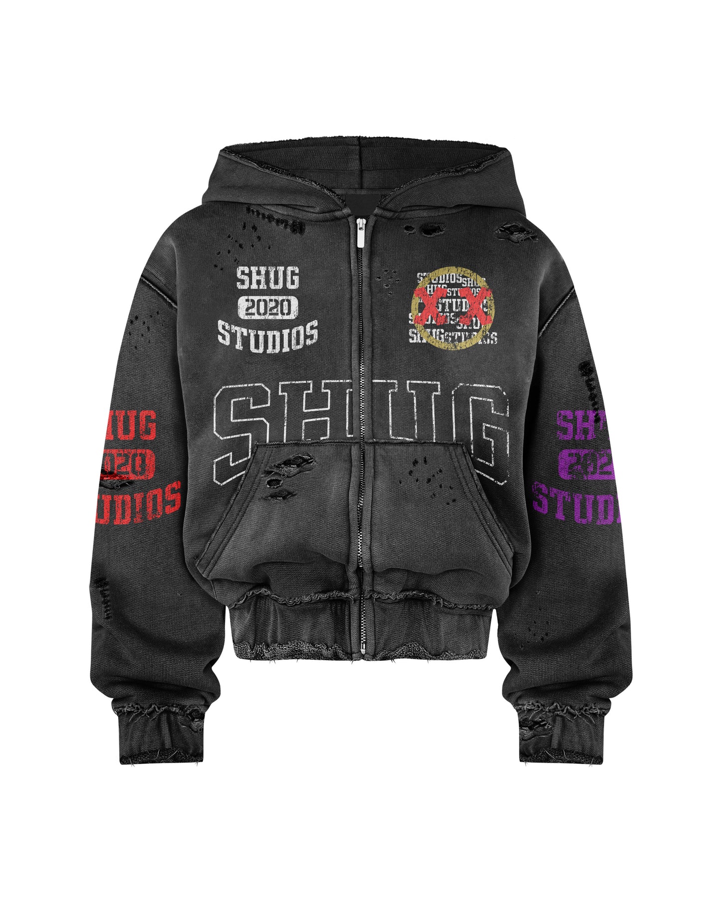 (Distressed Hoodie “See You At The Top”